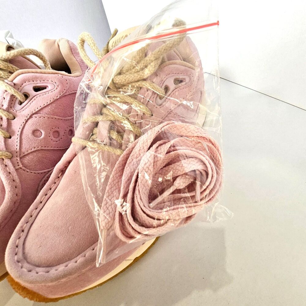 Saucony Shadow 6000 Moc Pink Gum Suede Sneakers W8 M6.5 NIB Retro - Picture 7 of 9